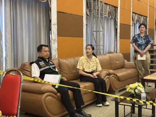 ทน.แม่สอด ให้การต้อนรับผู้ตรวจการเลือกตั้งประจำจังหวัดตาก ลงพื้นที่ตรวจเยี่ยม ติดตามการรับสมัครรับเลือกตั้งสมาชิกสภาเทศบาลนครแม่สอด และนายกเทศมนตรีนครแม่สอด