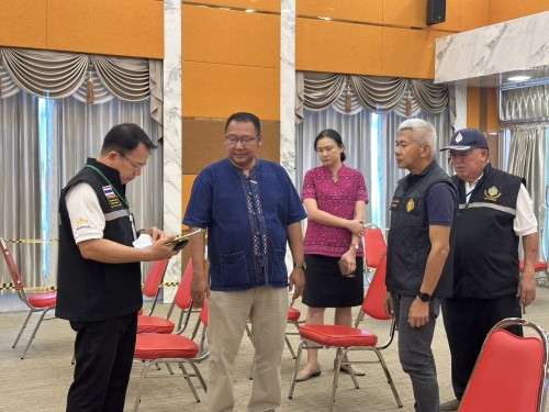 ทน.แม่สอด ให้การต้อนรับผู้ตรวจการเลือกตั้งประจำจังหวัดตาก ลงพื้นที่ตรวจเยี่ยม ติดตามการรับสมัครรับเลือกตั้งสมาชิกสภาเทศบาลนครแม่สอด และนายกเทศมนตรีนครแม่สอด