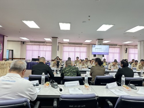 ทน.แม่สอด ร่วมประชุมคณะกรรมการบริหารงานจังหวัดแบบบูรณาการ จังหวัดตาก (ก.บ.จ.ตาก) ครั้งที่ 2/2568