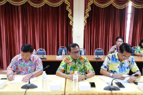 เทศบาลนครแม่สอด จัดประชุมหัวหน้าส่วนราชการ ประจำเดือน เมษายน พ.ศ.2568