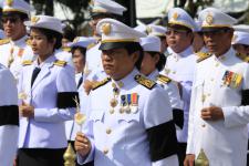 เทศบาลนครแม่สอด เข้าร่วมพิธีถวายดอกไม้จันทน์ ในพระราชพิธีถวายพระเพลิงพระบรมศพ พระบาทสมเด็จพระปรมินทรมหาภูมิพลอดุลยเดช บรมนาถบพิตร