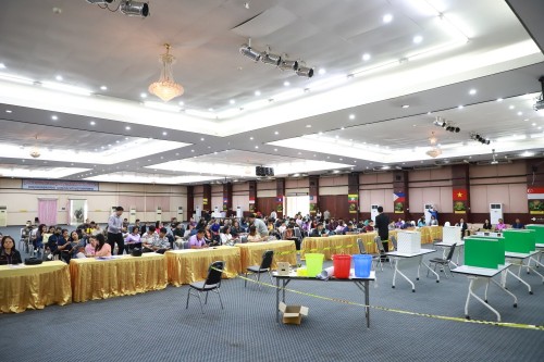 ทน.แม่สอด จัดการอบรมคณะกรรมการประจำหน่วยเลือกตั้ง และเจ้าหน้าที่รักษาความปลอดภัยประจำสถานที่เลือกตั้ง ในการเลือกตั้งนายกเทศมนตรี และสมาชิกสภาเทศบาลนครแม่สอด