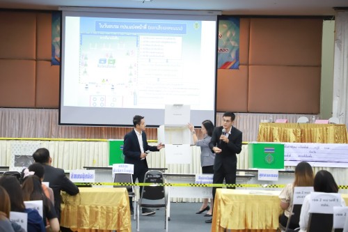 ทน.แม่สอด จัดการอบรมคณะกรรมการประจำหน่วยเลือกตั้ง และเจ้าหน้าที่รักษาความปลอดภัยประจำสถานที่เลือกตั้ง ในการเลือกตั้งนายกเทศมนตรี และสมาชิกสภาเทศบาลนครแม่สอด