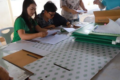 ทน.แม่สอด ส่งมอบหีบเลือกตั้งสมาชิกสภาเทศบาลและนายกเทศมนตรีนครแม่สอด