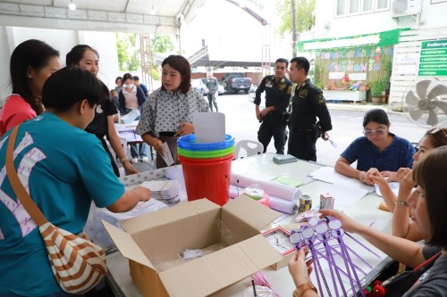 ทน.แม่สอด ส่งมอบหีบเลือกตั้งสมาชิกสภาเทศบาลและนายกเทศมนตรีนครแม่สอด