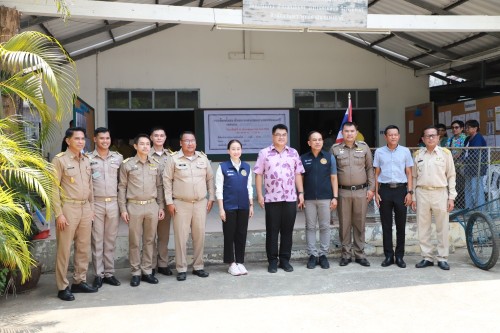 ทน.แม่สอด เข้าตรวจเยี่ยมหน่วยเลือกตั้งสมาชิกสภาเทศบาลและนายกเทศมนตรีนครแม่สอด