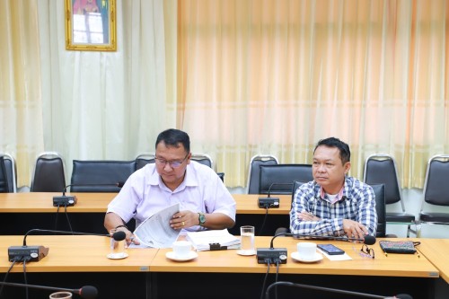 เทศบาลนครแม่สอด ร่วมกับกรมโยธาธิการและผังเมือง ประชุมติดตามความคืบหน้า โครงการก่อสร้างระบบระบายน้ำหลักเพื่อบรรเทาปัญหาน้ำท่วม