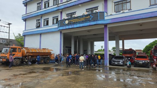 ทน.แม่สอด ร่วมกับอำเภอแม่สอดจัดโครงการมหาดไทยสีขาวสร้างพื้นที่ปลอดภัยหยุดยั้งยาเสพติด ประจำปี 2568