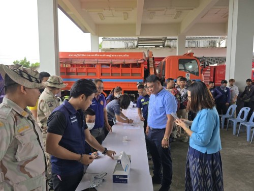 ทน.แม่สอด ร่วมกับอำเภอแม่สอดจัดโครงการมหาดไทยสีขาวสร้างพื้นที่ปลอดภัยหยุดยั้งยาเสพติด ประจำปี 2568