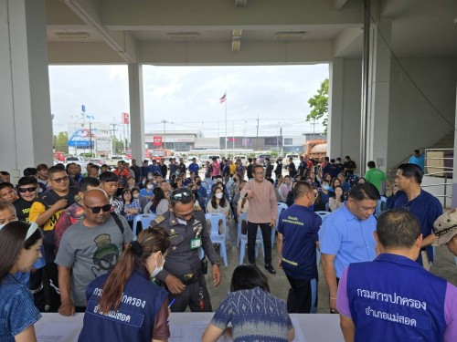 ทน.แม่สอด ร่วมกับอำเภอแม่สอดจัดโครงการมหาดไทยสีขาวสร้างพื้นที่ปลอดภัยหยุดยั้งยาเสพติด ประจำปี 2568