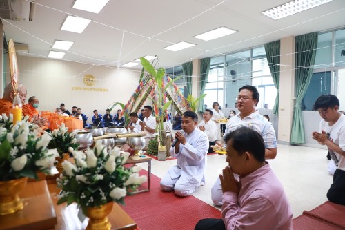 เทศบาลนครแม่สอด จัดพิธีทำบุญสืบชะตาเทศบาลนครแม่สอด