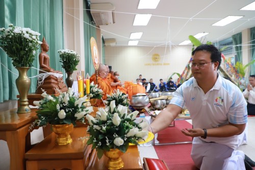 เทศบาลนครแม่สอด จัดพิธีทำบุญสืบชะตาเทศบาลนครแม่สอด