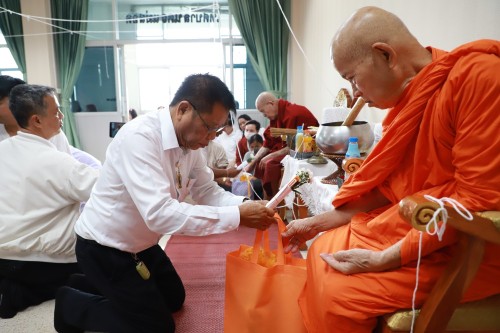 เทศบาลนครแม่สอด จัดพิธีทำบุญสืบชะตาเทศบาลนครแม่สอด