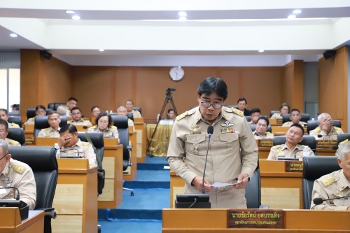 สภาเทศบาลนครแม่สอด จัดประชุมสภาเทศบาลนครแม่สอด สมัยประชุมสามัญ สมัยที่ 2 ประจำปี 2568