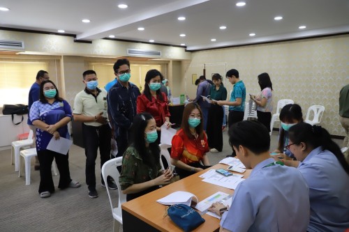 ทน.แม่สอด ตรวจสุขภาพประจำปี 2568 แก่พนักงานและพนักงานจ้าง ในสังกัดเทศบาลนครแม่สอด