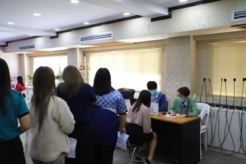 ทน.แม่สอด ตรวจสุขภาพประจำปี 2568 แก่พนักงานและพนักงานจ้าง ในสังกัดเทศบาลนครแม่สอด