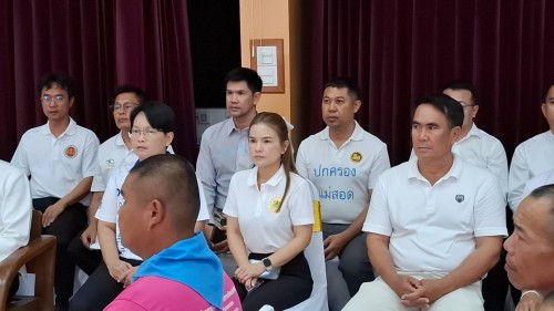 เทศบาลนครแม่สอด เข้าร่วมพิธีเปิดโครงการศูนย์ฟื้นฟูสภาพทางสังคมจังหวัดตาก สาขาอำเภอแม่สอด ประจำปีงบประมาณ 2568