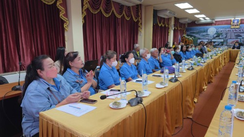 เทศบาลนครแม่สอด เข้าร่วมการประชุมชมรมผู้สูงอายุเทศบาลนครแม่สอด