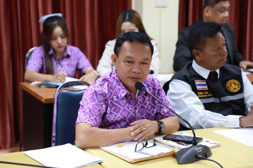 เทศบาลนครแม่สอด ประชุมมอบนโยบายแนวทางการทำงานให้แก่ กองช่างสุขาภิบาล