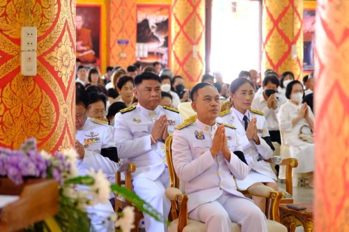 เทศบาลนครแม่สอด ร่วมพิธีพระราชทานน้ำหลวงสรงศพ พระครูอนุกูลวรการ  (สมศักดิ์ ผาสุขกาโม ป.ธ.4) อดีตเจ้าคณะอำเภออุ้มผาง อดีตเจ้าอาวาสวัดดอนแก้ว