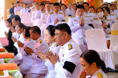 เทศบาลนครแม่สอด ร่วมพิธีพระราชทานน้ำหลวงสรงศพ พระครูอนุกูลวรการ  (สมศักดิ์ ผาสุขกาโม ป.ธ.4) อดีตเจ้าคณะอำเภออุ้มผาง อดีตเจ้าอาวาสวัดดอนแก้ว