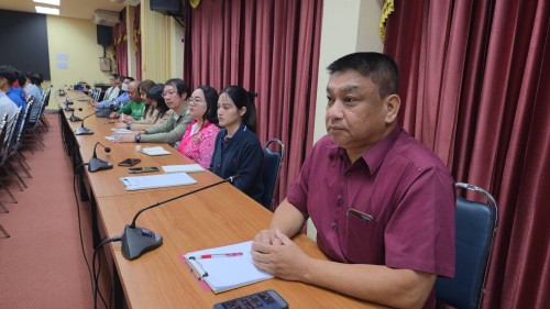 เทศบาลนครแม่สอด ประชุมมอบนโยบายแนวทางการทำงานให้แก่ กองช่าง