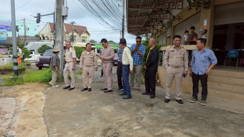 ทน.แม่สอด ลงพื้นที่ตรวจสอบความเรียบร้อย โครงการพัฒนาตามผังเมืองรวมเมืองแม่สอด อำเภอแม่สอด จังหวัดตาก ระยะที่ 2 