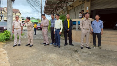 ทน.แม่สอด ลงพื้นที่ตรวจสอบความเรียบร้อย โครงการพัฒนาตามผังเมืองรวมเมืองแม่สอด อำเภอแม่สอด จังหวัดตาก ระยะที่ 2 