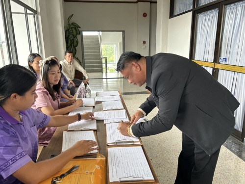 ทน.แม่สอด เข้าร่วมประชุมผู้แทนเทศบาลในคณะกรรมการพนักงานเทศบาลจังหวัดตาก (ก.ท.จ.ตาก) กรณีครบวาระ