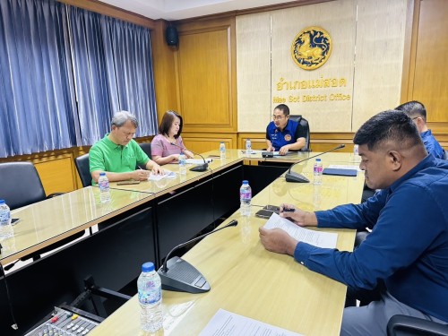ทน.แม่สอด เข้าร่วมการประชุมเลือกประธานกรรมการประสานแผนพัฒนาท้องถิ่นแบบบูรณาการขององค์กรปกครองส่วนท้องถิ่นในระดับอำเภอและกรรมการและเลขานุการกรรมการประสานแผนพัฒนาท้องถิ่นแบบบบูรณาการขององค์กรปกครองส่วนท้องถิ่น ในระดับอำเภอแม่สอด