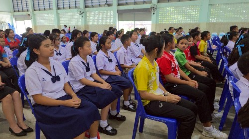 ทน.แม่สอด มอบโอวาทให้แก่นักเรียน โรงเรียนในสังกัดเทศบาลนครแม่สอด ที่เป็นตัวแทนเข้าร่วมการแข่งขันทักษะทางวิชาการระดับภาคเหนือเพื่อพัฒนาสู่ระดับประเทศ