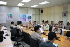 นายกเทศมนตรีนครแม่สอด ประชุม วางโครงการระบบไฟฟ้าและเคเบิ้ลใต้ดิน