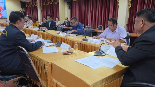 เทศบาลนครแม่สอด จัดประชุมคณะกรรมการช่วยเหลือประชาชนขององค์กรปกครองส่วนท้องถิ่น เทศบาลนครแม่สอด