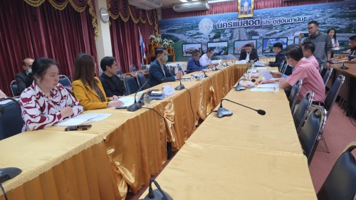 เทศบาลนครแม่สอด จัดประชุมคณะกรรมการช่วยเหลือประชาชนขององค์กรปกครองส่วนท้องถิ่น เทศบาลนครแม่สอด