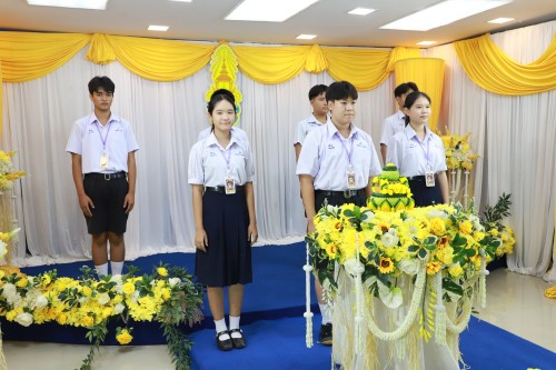 ทน.แม่สอด จัดให้มีการบันทึกเทปถวายพระพรชัยมงคลเนื่องในโอกาส มหามงคลที่พระบาทสมเด็จพระเจ้าอยู่หัวทรงเจริญพระชนมพรรษา 73 พรรษา