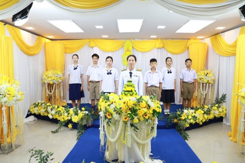 ทน.แม่สอด จัดให้มีการบันทึกเทปถวายพระพรชัยมงคลเนื่องในโอกาส มหามงคลที่พระบาทสมเด็จพระเจ้าอยู่หัวทรงเจริญพระชนมพรรษา 73 พรรษา