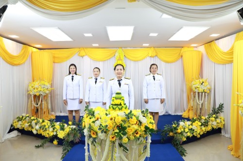 ทน.แม่สอด จัดให้มีการบันทึกเทปถวายพระพรชัยมงคลเนื่องในโอกาส มหามงคลที่พระบาทสมเด็จพระเจ้าอยู่หัวทรงเจริญพระชนมพรรษา 73 พรรษา