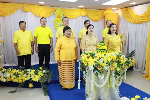 ทน.แม่สอด จัดให้มีการบันทึกเทปถวายพระพรชัยมงคลเนื่องในโอกาส มหามงคลที่พระบาทสมเด็จพระเจ้าอยู่หัวทรงเจริญพระชนมพรรษา 73 พรรษา