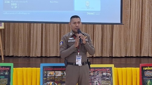ทน.แม่สอด ร่วมพิธีเปิดโครงการอบรมให้ความรู้การป้องกันแก้ไขปัญหายาเสพติดในชุมชนบ้านเหนือสามัคคี
