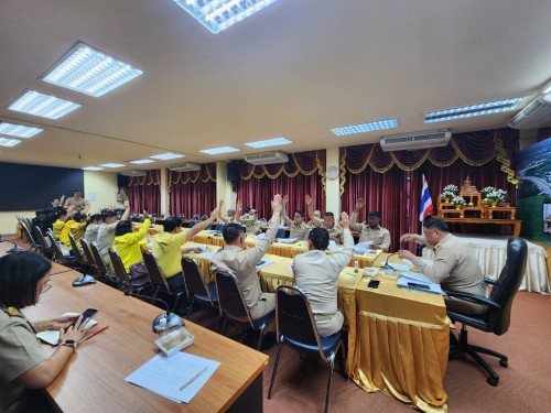 เทศบาลนครแม่สอด จัดประชุมคณะกรรมการพัฒนาเทศบาลนครแม่สอด