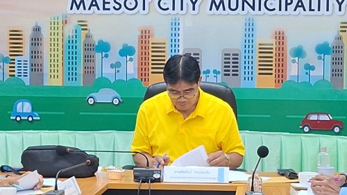 สภาเทศบาลนครแม่สอด จัดประชุมคณะกรรมการตรวจรายงานการประชุม สมัยประชุมสามัญ สมัยที่ 2 ครั้งที่ 2 ประจำปี 2568