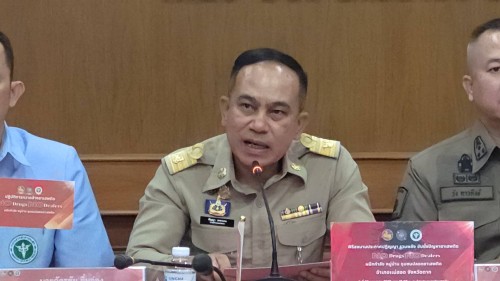 ทน.แม่สอด เข้าร่วมพิธีลงนามประกาศปฏิญญา รวมพลัง ยับยั้งปัญหายาเสพติด NO Drugs NO Dealers ผนึกกำลัง หมู่บ้าน ชุมชนปลอดยาเสพติด อำเภอแม่สอด จังหวัดตาก
