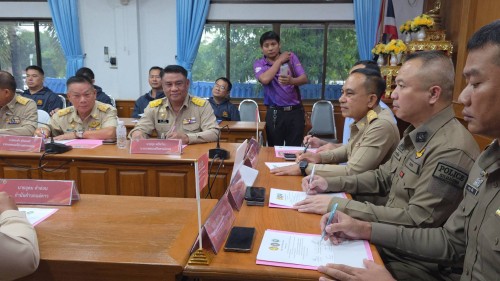 ทน.แม่สอด เข้าร่วมพิธีลงนามประกาศปฏิญญา รวมพลัง ยับยั้งปัญหายาเสพติด NO Drugs NO Dealers ผนึกกำลัง หมู่บ้าน ชุมชนปลอดยาเสพติด อำเภอแม่สอด จังหวัดตาก