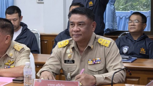 ทน.แม่สอด เข้าร่วมพิธีลงนามประกาศปฏิญญา รวมพลัง ยับยั้งปัญหายาเสพติด NO Drugs NO Dealers ผนึกกำลัง หมู่บ้าน ชุมชนปลอดยาเสพติด อำเภอแม่สอด จังหวัดตาก