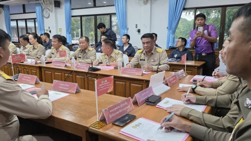 ทน.แม่สอด เข้าร่วมพิธีลงนามประกาศปฏิญญา รวมพลัง ยับยั้งปัญหายาเสพติด NO Drugs NO Dealers ผนึกกำลัง หมู่บ้าน ชุมชนปลอดยาเสพติด อำเภอแม่สอด จังหวัดตาก