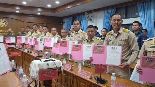 ทน.แม่สอด เข้าร่วมพิธีลงนามประกาศปฏิญญา รวมพลัง ยับยั้งปัญหายาเสพติด NO Drugs NO Dealers ผนึกกำลัง หมู่บ้าน ชุมชนปลอดยาเสพติด อำเภอแม่สอด จังหวัดตาก