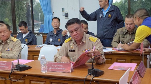 ทน.แม่สอด เข้าร่วมพิธีลงนามประกาศปฏิญญา รวมพลัง ยับยั้งปัญหายาเสพติด NO Drugs NO Dealers ผนึกกำลัง หมู่บ้าน ชุมชนปลอดยาเสพติด อำเภอแม่สอด จังหวัดตาก