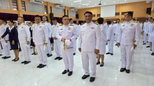 ทน.แม่สอด ร่วมพิธีเฉลิมพระเกียรติพระบาทสมเด็จพระเจ้าอยู่หัว เนื่องในโอกาสวันเฉลิมพระชนมพรรษา 28 กรกฎาคม 2568 