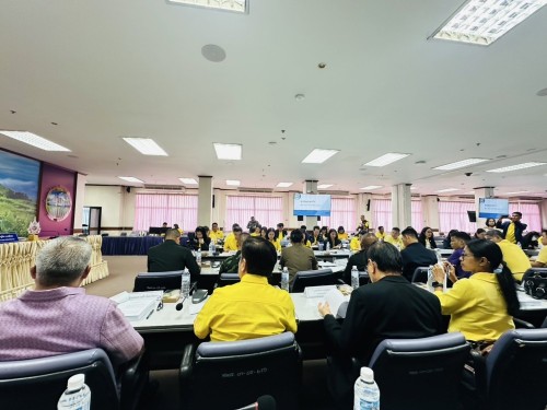 เทศบาลนครแม่สอด เข้าร่วมประชุมคณะกรรมการบริหารงานจังหวัดแบบบูรณาการ จังหวัดตาก (ก.บ.จ.ตาก) ครั้งที่ 3/2568