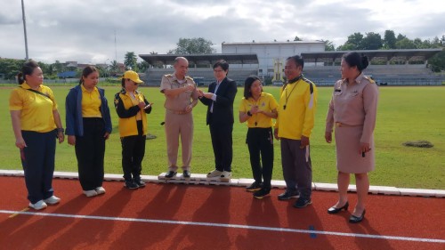 ทน.แม่สอด ร่วมชมการคัดเลือกตัวแทนนักกีฬาจักรยานขาไถ เข้าร่วมแข่งขันกีฬานักเรียน อปท. แห่งประเทศไทย รอบคัดเลือกระดับภาคเหนือ สองแควเกมส์